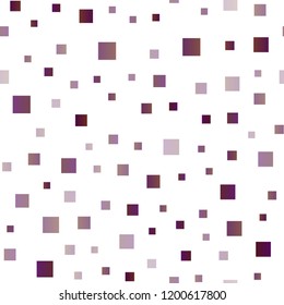 Light Purple vector seamless template with crystals, rectangles. Decorative design in abstract style with rectangles. Pattern can be used for websites.