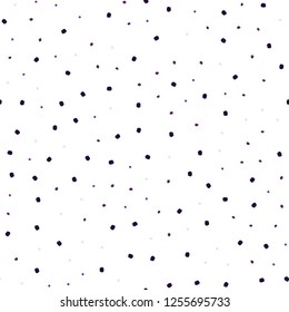 Light Purple vector seamless template with circles. Beautiful colored illustration with blurred circles in nature style. Pattern for design of window blinds, curtains.