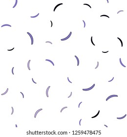 Light Purple vector seamless template with lines. Colorful illustration in simple style with gradient. Template for cell phone screens.