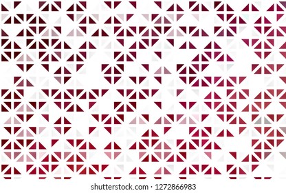 Light Purple vector seamless template with crystals, triangles. Modern abstract illustration with colorful triangles. Pattern for trendy fabric, wallpapers.