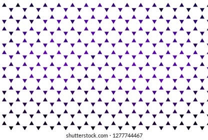 Light Purple vector seamless template with crystals, triangles. Decorative design in abstract style with triangles. Template for business cards, websites.