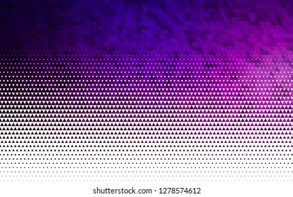 Light Purple vector seamless template with crystals, triangles. Modern abstract illustration with colorful triangles. Trendy design for wallpaper, fabric makers.