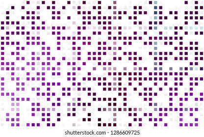 Light Purple vector seamless template with crystals, rectangles. Illustration with set of colorful rectangles. Pattern for design of fabric, wallpapers.