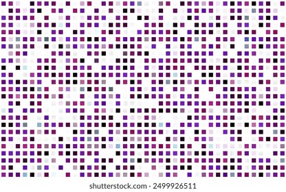 Light Purple vector seamless template with crystals, rectangles. Decorative design in abstract style with rectangles. Trendy design for wallpaper, fabric makers.