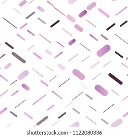 Light Purple vector seamless texture with colored lines. Blurred decorative design in simple style with lines. Best design for your ad, poster, banner.