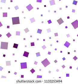 Light Purple vector seamless texture in rectangular style. Abstract gradient illustration with rectangles. Smart design for your business advert.
