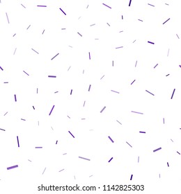 Light Purple vector seamless texture with colored lines. Shining colored illustration with narrow lines. The template can be used as a background.