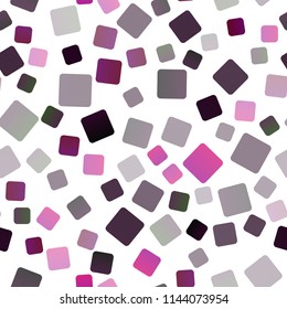 Light Purple vector seamless texture in rectangular style. Rectangles on abstract background with colorful gradient. Best design for your ad, poster, banner.