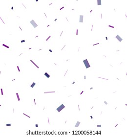 Light Purple vector seamless texture in rectangular style. Abstract gradient illustration with rectangles. Smart design for your business advert.