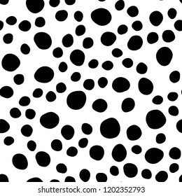 Light Purple vector seamless texture with disks. Glitter abstract illustration with blurred drops of rain. Pattern for trendy fabric, wallpapers.