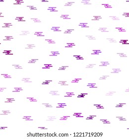 Light Purple vector seamless texture with colored lines. Lines on blurred abstract background with gradient. The pattern can be used for busines ad, booklets, leaflets