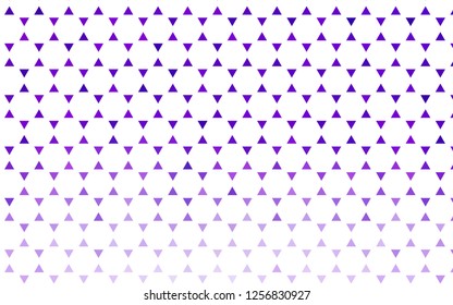 Light Purple vector seamless texture in triangular style. Triangles on abstract background with colorful gradient. Trendy design for wallpaper, fabric makers.