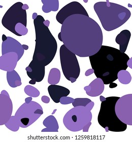 Light Purple vector seamless texture with disks. Beautiful colored illustration with blurred circles in nature style. Template for business cards, websites.