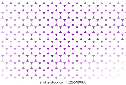 Light Purple vector seamless texture in triangular style. Abstract gradient illustration with triangles. Pattern for design of fabric, wallpapers.