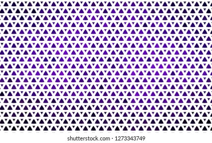 Light Purple vector seamless texture in triangular style. Beautiful illustration with triangles in nature style. Trendy design for wallpaper, fabric makers.