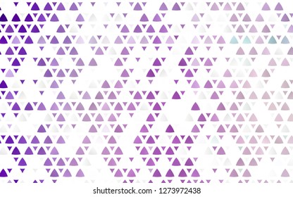 Light Purple vector seamless texture in triangular style. Beautiful illustration with triangles in nature style. Template for business cards, websites.