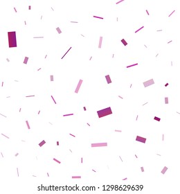 Light Purple vector seamless texture in rectangular style. Decorative design in abstract style with rectangles. Pattern can be used for websites.