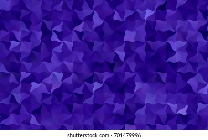 Light Purple vector shining cranked template. Geometric illustration in Origami style with gradient.  A completely new design for your business.