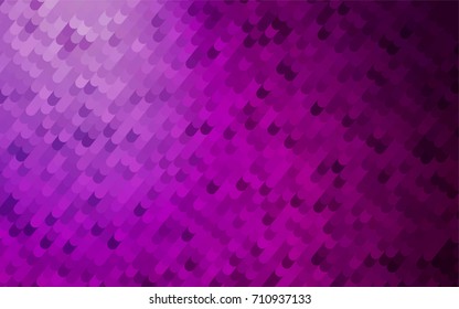 Light Purple vector shining cranked template. An elegant bright illustration with gradient. The textured pattern can be used for background.