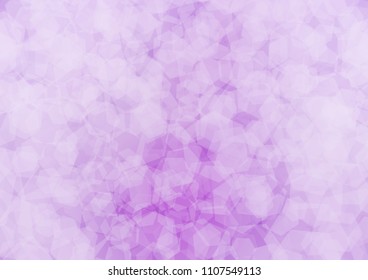 Light Purple vector shining hexagonal background. A vague abstract illustration with gradient. The best hexagonal design for your business.