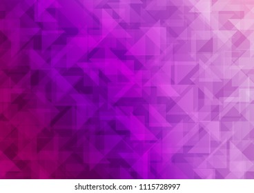 Light Purple vector shining hexagonal background. Colorful illustration in abstract style with gradient. The elegant pattern can be used as part of a brand book.