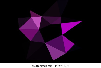 Light Purple vector shining hexagonal pattern. Shining colored illustration in a Brand new style. The elegant pattern can be used as part of a brand book.