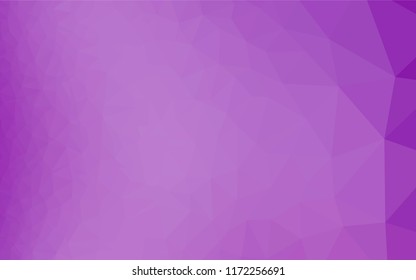 Light Purple vector shining hexagonal pattern. Shining colored illustration in a Brand new style. A new texture for your design.