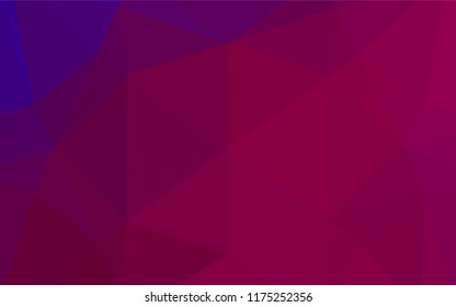 Light Purple vector shining hexagonal template. Creative illustration in halftone style with gradient. The completely new template can be used for your brand book.