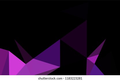 Light Purple vector shining hexagonal pattern. Shining colored illustration in a Brand new style. A completely new design for your business.