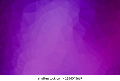 Light Purple vector shining hexagonal template. Shining colored illustration in a Brand new style. Brand new style for your business design.