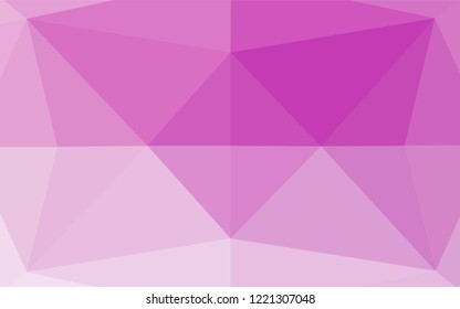 Light Purple vector shining hexagonal template. Shining colored illustration in a Brand new style. A completely new template for your business design.