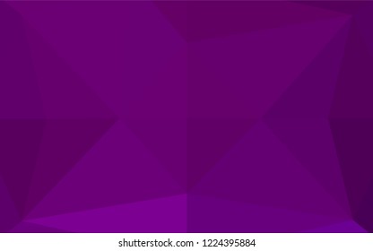 Light Purple vector shining hexagonal pattern. Shining colored illustration in a Brand new style. A completely new design for your business.