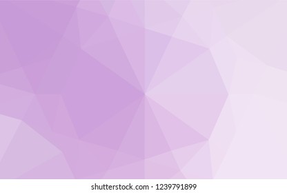 Light Purple vector shining hexagonal background. An elegant bright illustration with gradient. A new texture for your design.