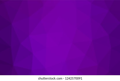 Light Purple vector shining hexagonal pattern. Colorful illustration in abstract style with gradient. The completely new template can be used for your brand book.