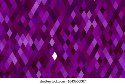 Light Purple vector shining triangular pattern. Colorful illustration in abstract style with gradient. The completely new template can be used for your brand book.