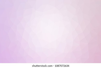 Light Purple vector shining triangular cover. Shining colorful illustration with triangles. A completely new design for your leaflet.