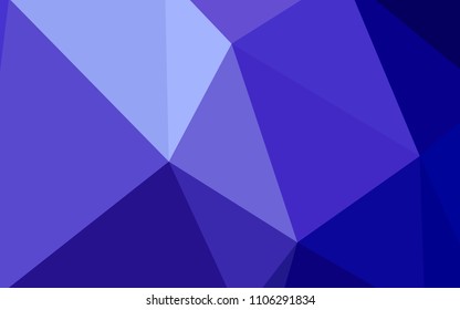 Light Purple vector shining triangular backdrop. Polygonal abstract illustration with gradient. Brand new design for your business.