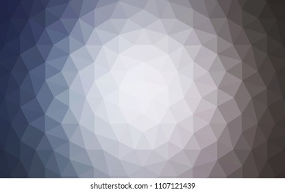 Light Purple vector shining triangular layout. Shining colorful illustration with triangles. Triangular pattern for your design.