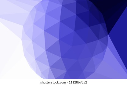 Light Purple vector shining triangular backdrop with a gem in a centre. Colorful illustration with gradient. Best triangular design for your business.