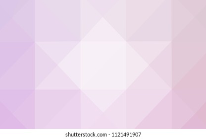 Light Purple vector shining triangular layout. Colorful illustration in abstract style with gradient. That new template can be used for your brand book.