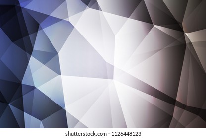 Light Purple vector shining triangular layout. A completely new color illustration in a polygonal style. Textured pattern for your backgrounds.
