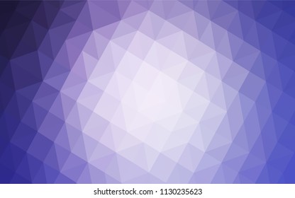 Light Purple vector shining triangular cover. Shining colorful illustration with triangles. New template for your brand book.