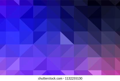 Light Purple vector shining triangular layout. Glitter abstract illustration with an elegant triangles. Textured pattern for your backgrounds.