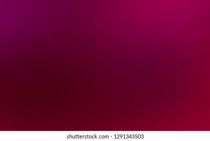 Light Purple vector shining triangular pattern. A vague abstract illustration with gradient. Template for your brand book.
