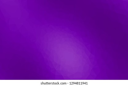 Light Purple vector shining triangular background. An elegant bright illustration with gradient. New texture for your design.
