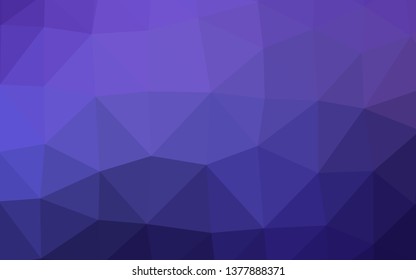 Light Purple vector shining triangular template. Colorful illustration in abstract style with gradient. Completely new template for your business design.