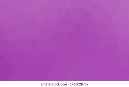 Light Purple vector shining triangular pattern. Shining illustration, which consist of triangles. Elegant pattern for a brand book.