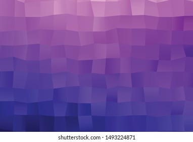 Light Purple vector shining triangular template. A vague abstract illustration with gradient. Polygonal design for your web site.