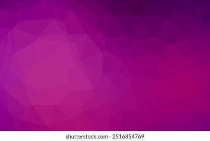 Light Purple vector shining triangular template. Colorful abstract illustration with gradient. Template for your brand book.