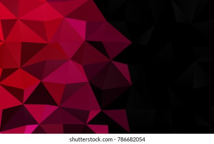 Light Purple vector shining triangular background. Colorful abstract illustration with gradient. The elegant pattern can be used as part of a brand book.